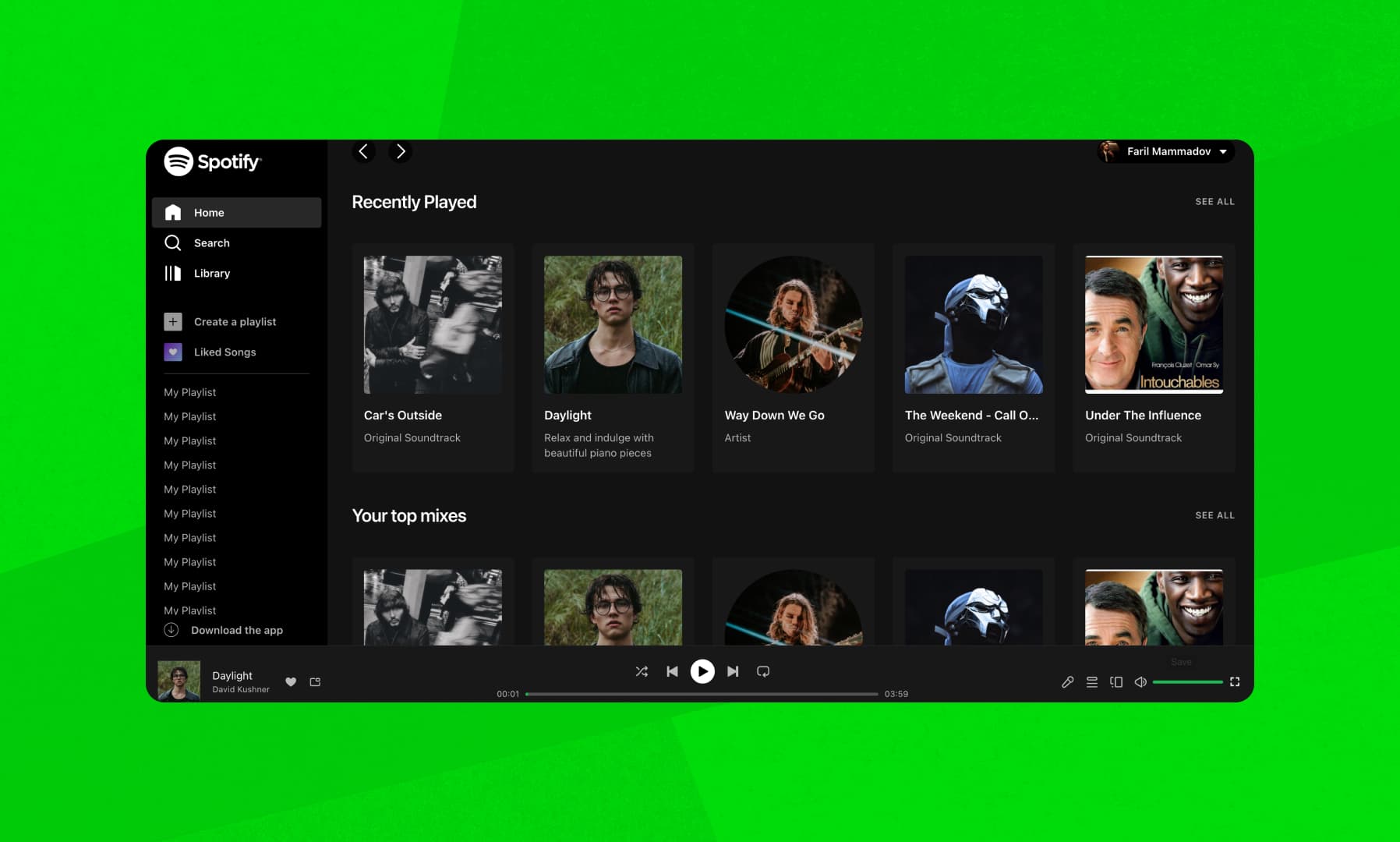 Spotify Clone v1.1